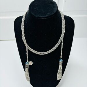 New ALEX AND ANI Holiday Tassel Wrap Necklace